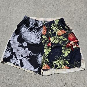 Gallery Dept Men's Black Floral Patchwork Swim Shorts